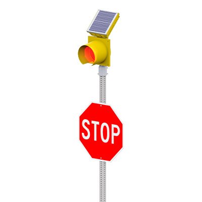 R E Compact Solar Powered Hour Flashing Beacon Solar Powered