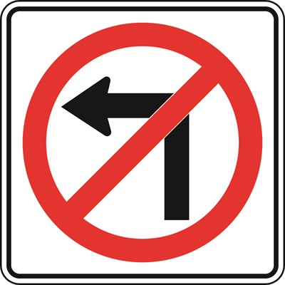 No Left Turn