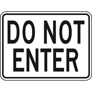 Do Not Enter (Tab)