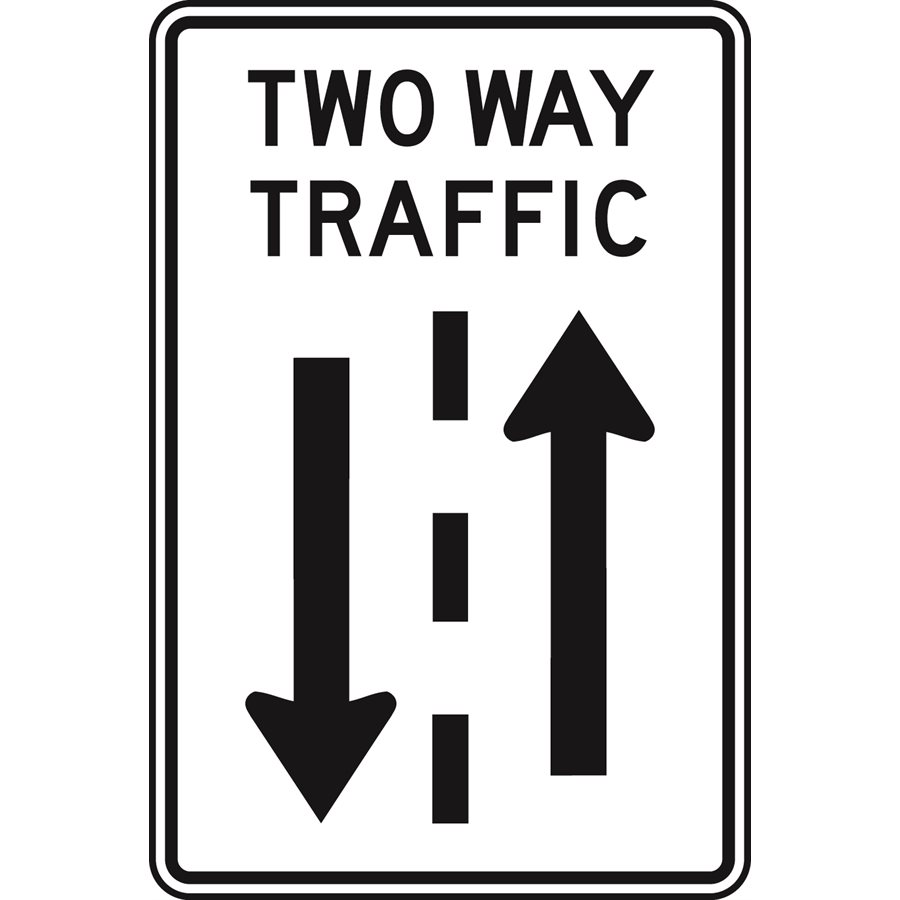 two-way-traffic-words-symbol