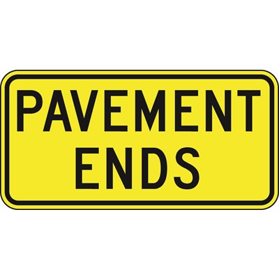 Pavement Ends (Tab) Pavement Ends (Tab)