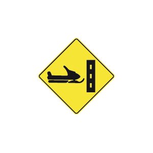Snowmobile Crossing (Symbol)