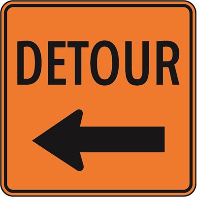 Detour Left Detour Left