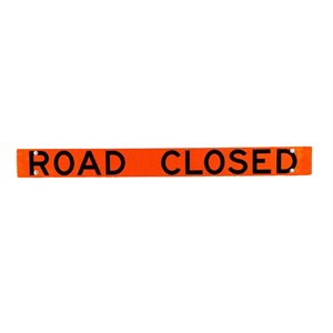 Barricade Board - Road Closed - Diamond Grade - Alberta