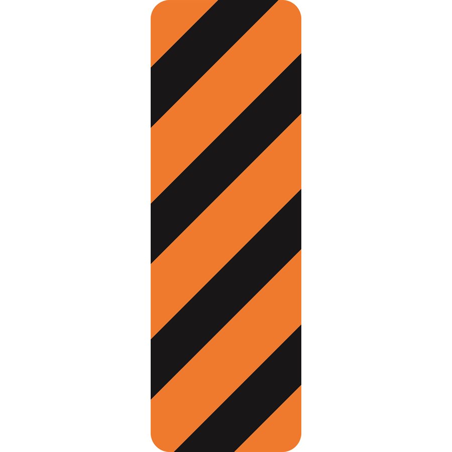 Hazard Marker Object On Right