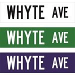 Street Name Blade - 22" x 6" - 9 characters - High Intensity