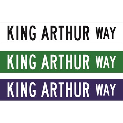 Street Name Blade - 34" x 6" - 15 characters - High Intensity Street Name Blade - 34" x 6" - 15 characters - High Intensity