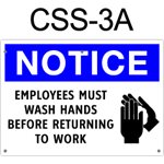 COVID-19 Safety Sign: 35cm x 25cm - Entry Notices and Regulations