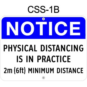 COVID-19 Safety Sign: 60cm x 45cm - Entry Notices and Regulations