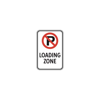 No Parking (Symbol) Loading Zone No Parking (Symbol) Loading Zone