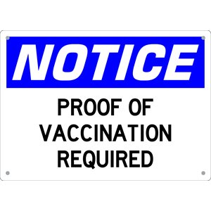 注意:须提供疫苗接种证明