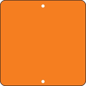 Aluminum Panel - Diamond Grade Orange - 30 x 30 Square