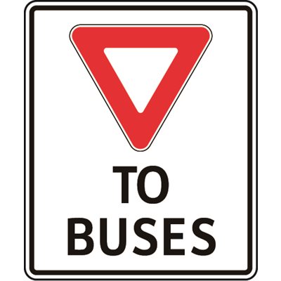 Yield c / w To Buses Yield c / w To Buses