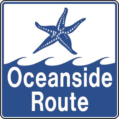 Oceanside Route Marker Oceanside Route Marker