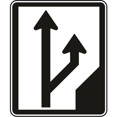 Slower Traffic Use Right Lane Symbol Slower Traffic Use Right Lane Symbol