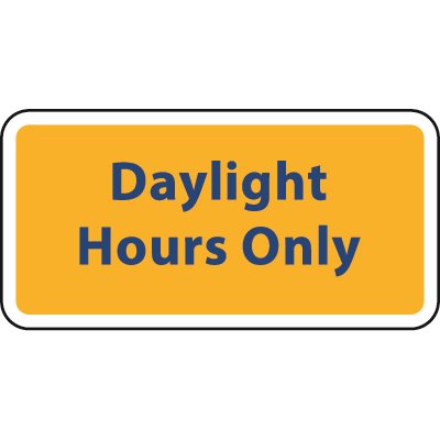 Daylight Hours Only tab (orange)
