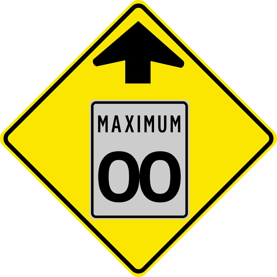 Maximum Speed Ahead | Signs | ATS Traffic Product Catalog