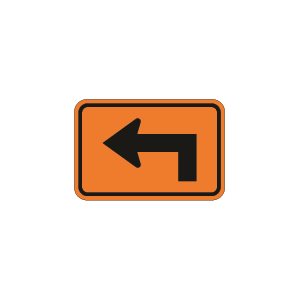 Detour Arrow - 90 degrees Left