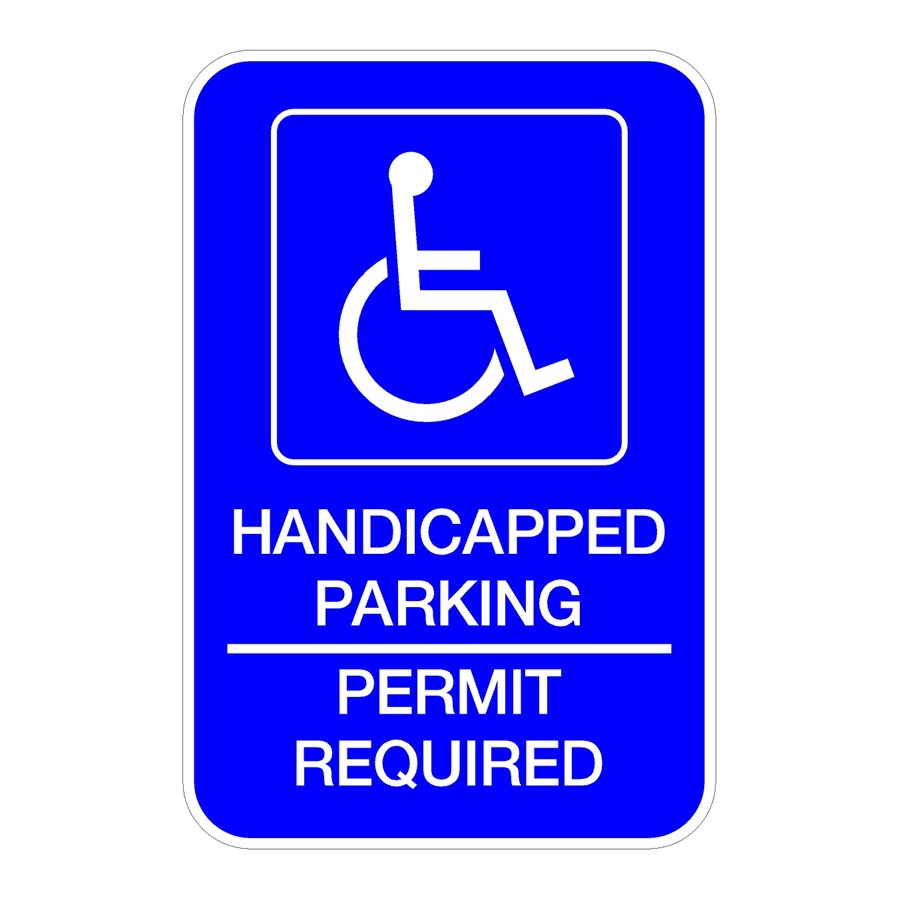 Handicapped Parking Permit Required