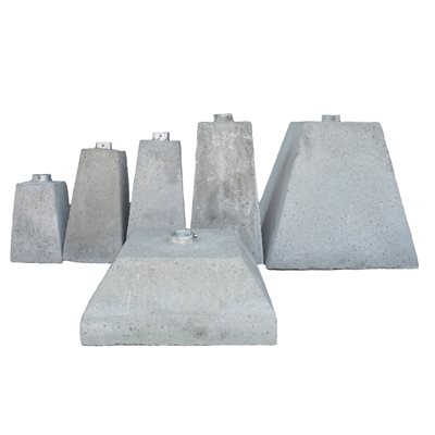 37 kg Concrete Base for 2 1 / 4" Square Post single sleeve