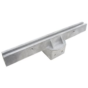 Bracket Square Post 2" Top Mount Extruded (ID40)