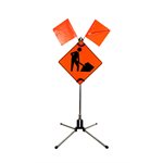 WindMaster Sign Stand with 2 Rigid Brackets - 4818K2