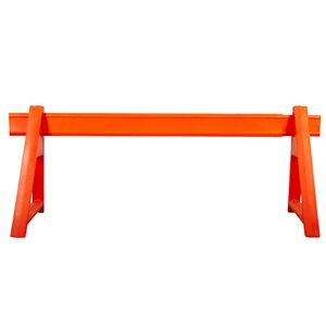A-Frame Barricade - Plastic, Orange - 3 Piece