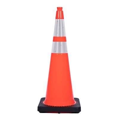 Cone - Orange - 36" - 6" and 4" Recessed HI Collars Cone - Orange - 36" - 6" and 4" Recessed HI Collars