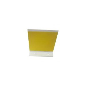 Hinged T-Shape Reflector - Two Sided - Yellow - Diamond Grade - 4" x 4" - PCBMT16