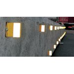 Hinged T-Shape Reflector - Two Sided - Yellow - Diamond Grade - 3" x 4" - PCBMT12