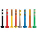 Post 42" Heavy Duty White with (2) 3" White DG Bands FG300UR