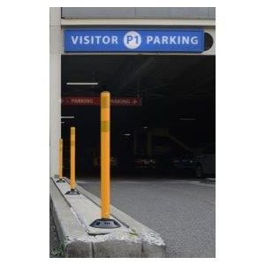 Post 24" Ultra High Impact Yellow with (2) 3" Yellow HI Bands FG300EFX