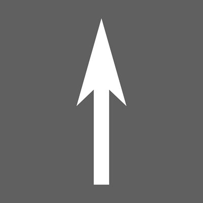Optatrac White Straight Arrow Standard (2 per box)