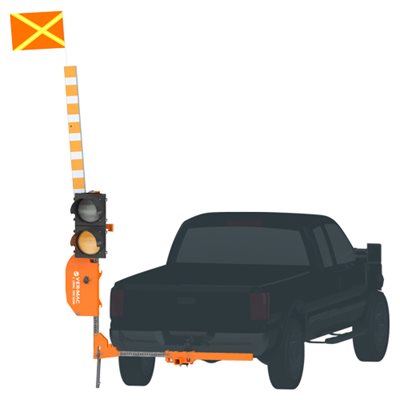 AFAD - Hitch Mounted Flagger-Mac Lite | ATS